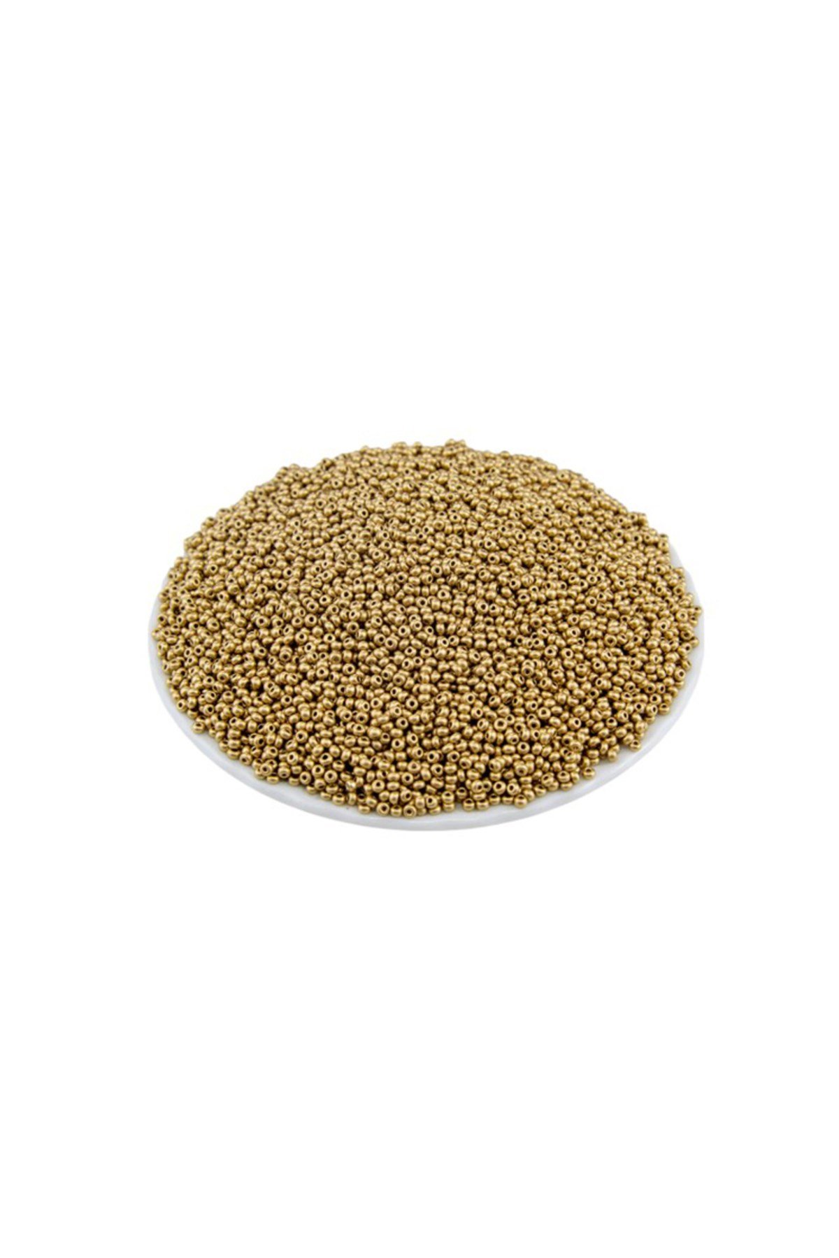 Mat Kaplama Altın (11/0) 2 mm Kum Boncuğu 90 gr
