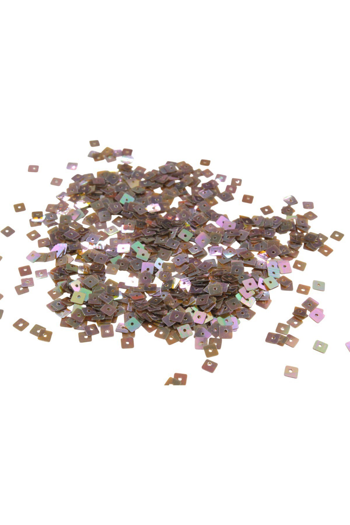 Mürdüm Janjan 5x5 mm Kare Delikli Pul Payet 30 Gr (Tülbent, Oya, Havlu Malzemesi)