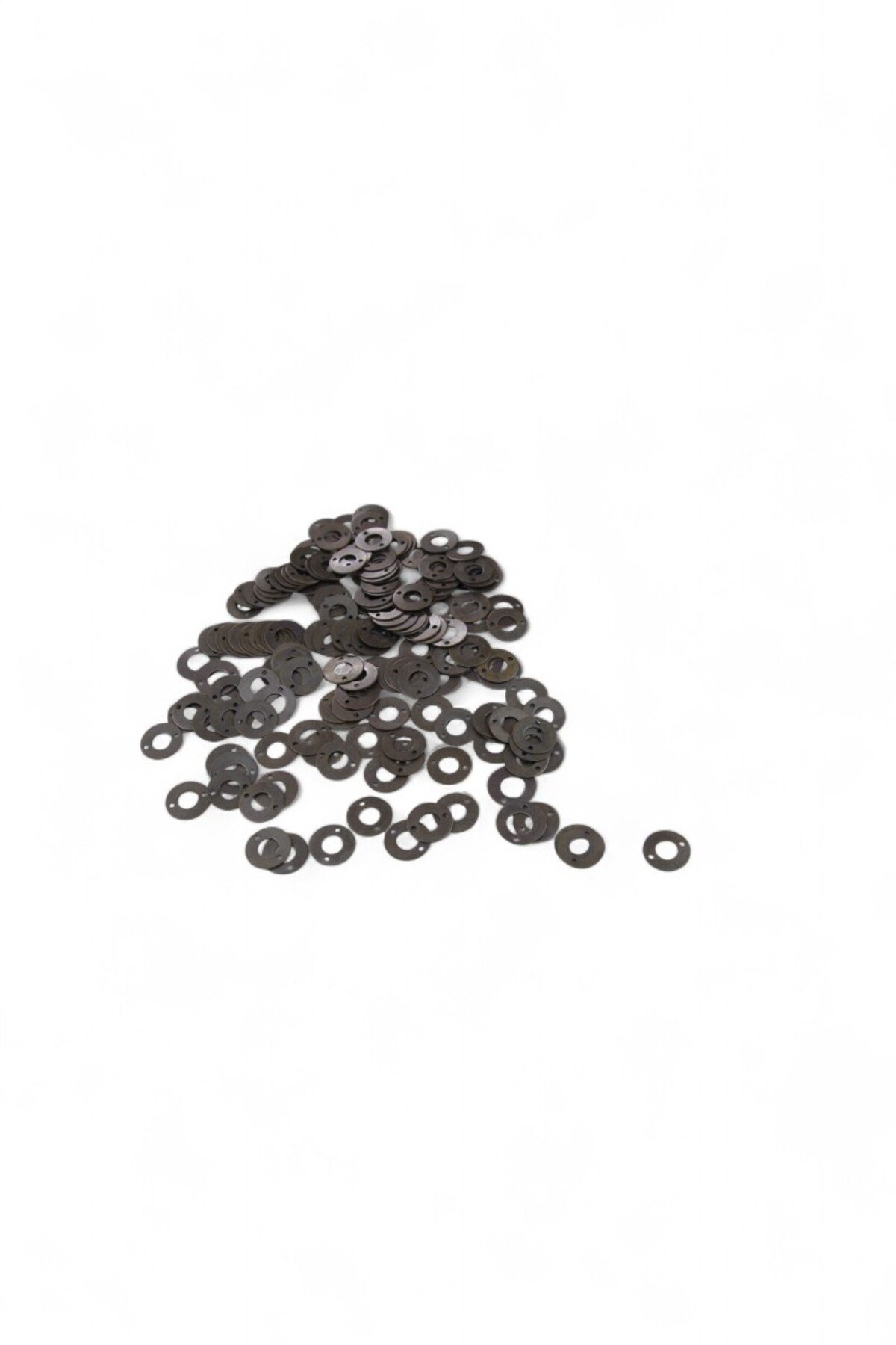 Ortası Delik 13x3,5 mm Bakır Pirinç Pul Payet (30 Gr 70 Adet)