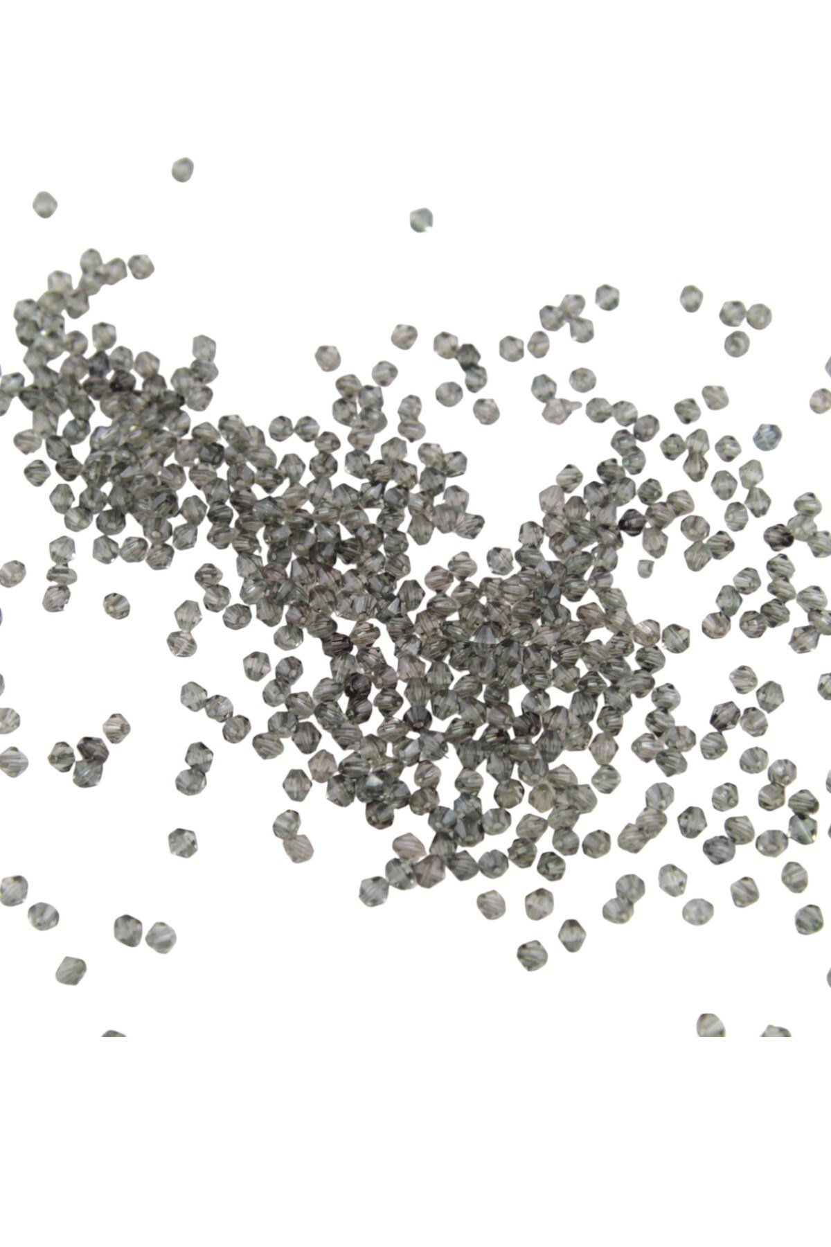 Piramit Akrilik Boncuk 2 Renk Yeşil 4 mm Aksesuar Takı Malzeme (25 Gr)