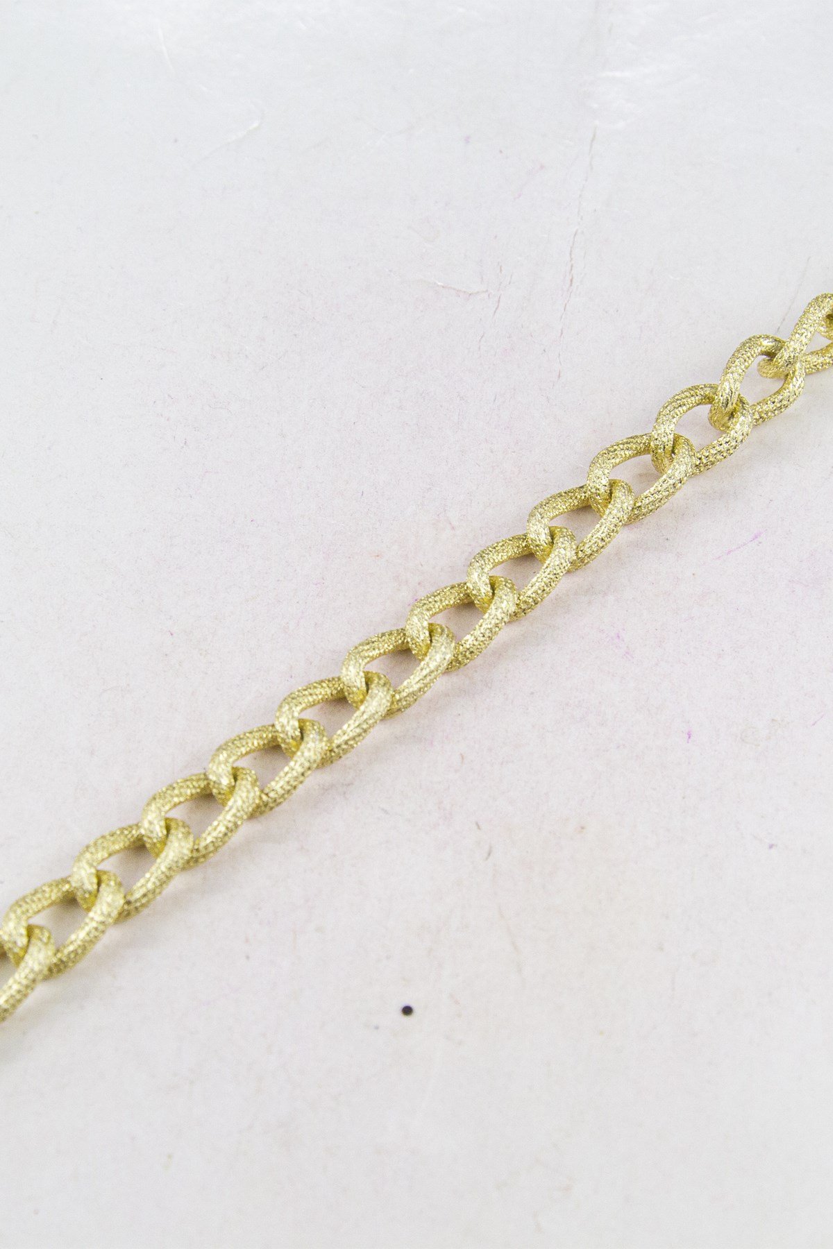 Sim Desenli Gold 10 mm Zincir Aksesuar Takı Malzemesi 1 Metre