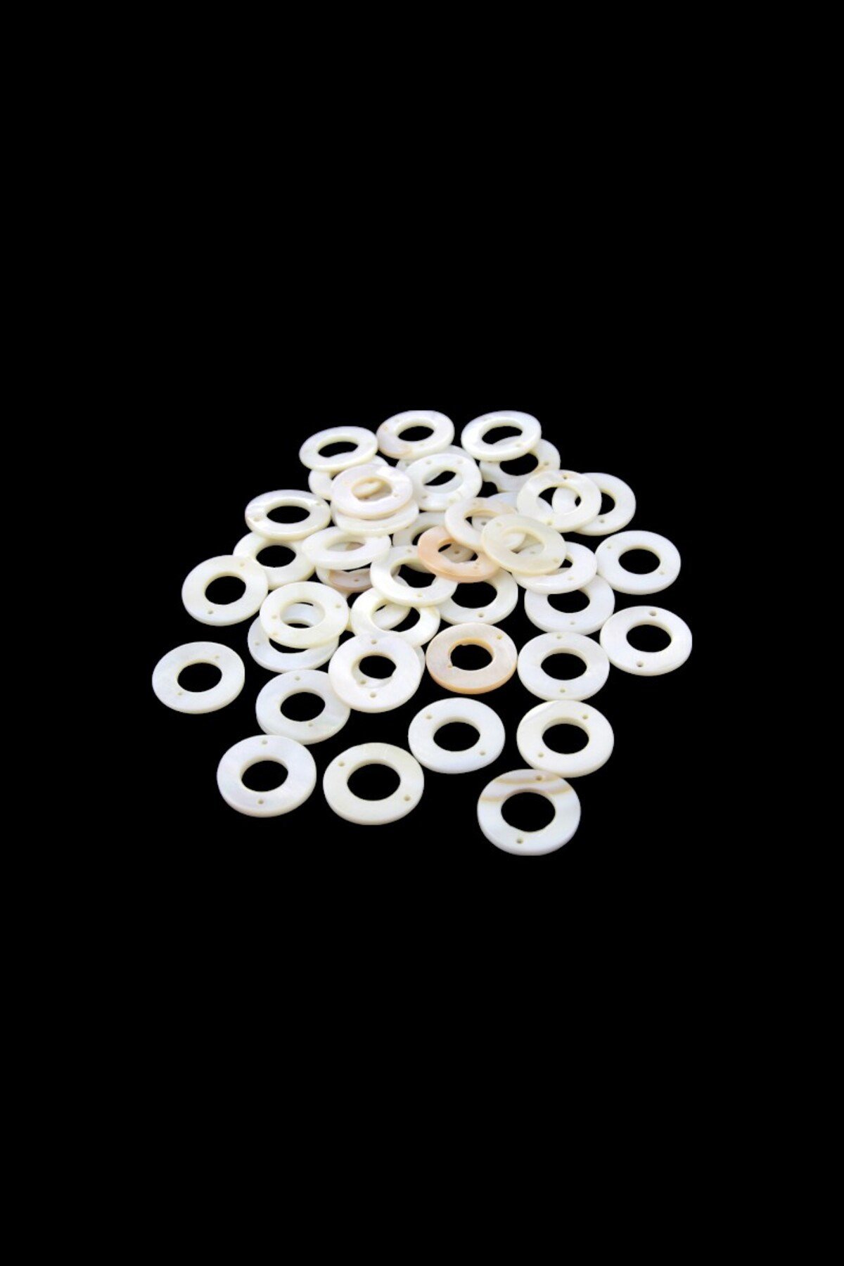 Simit Modeli 20 mm Sedef Boncuk (20 ADET)
