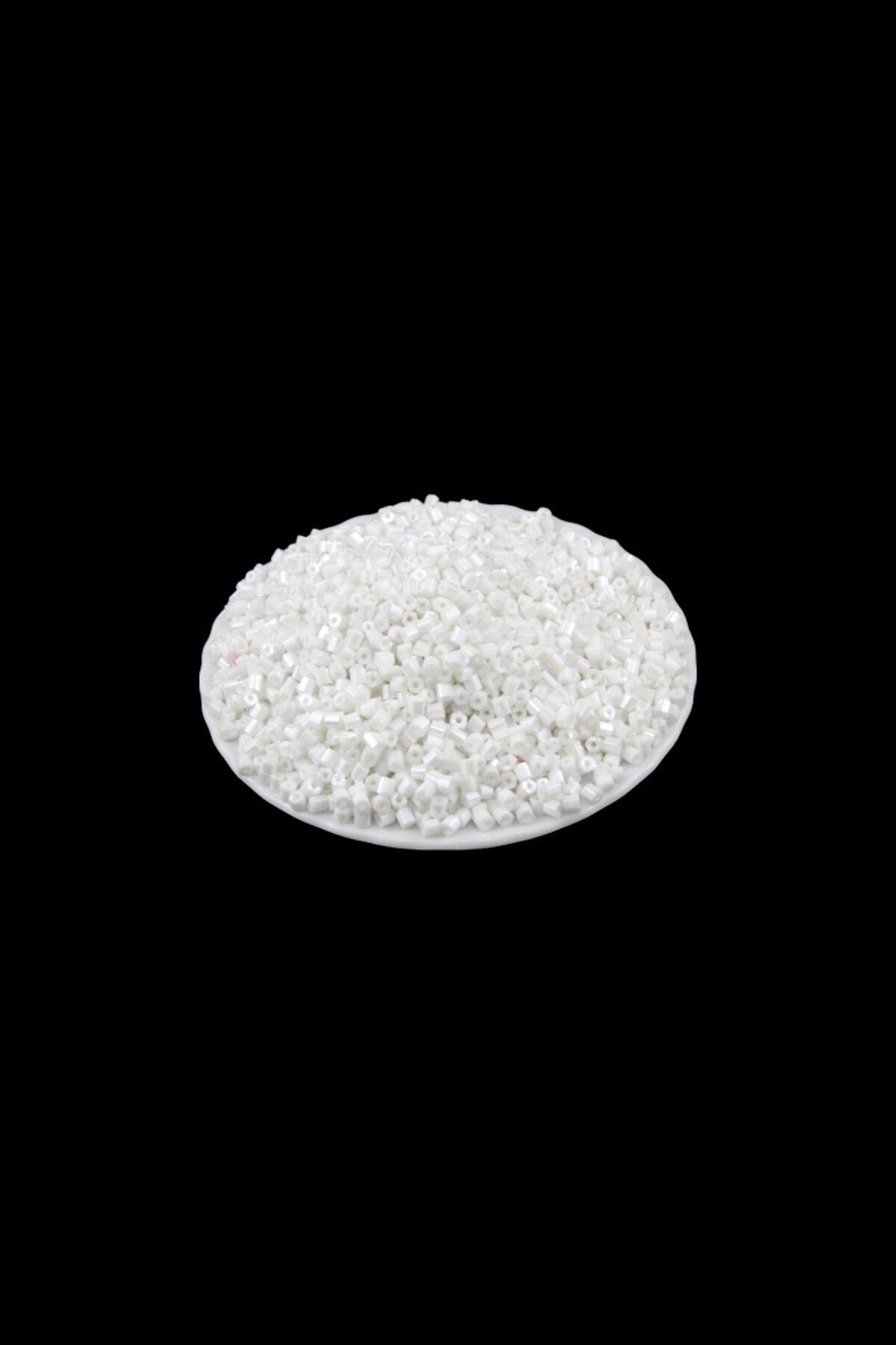 Süt Beyaz 5x4 mm Büyük Kesme Boncuk 50 Gr