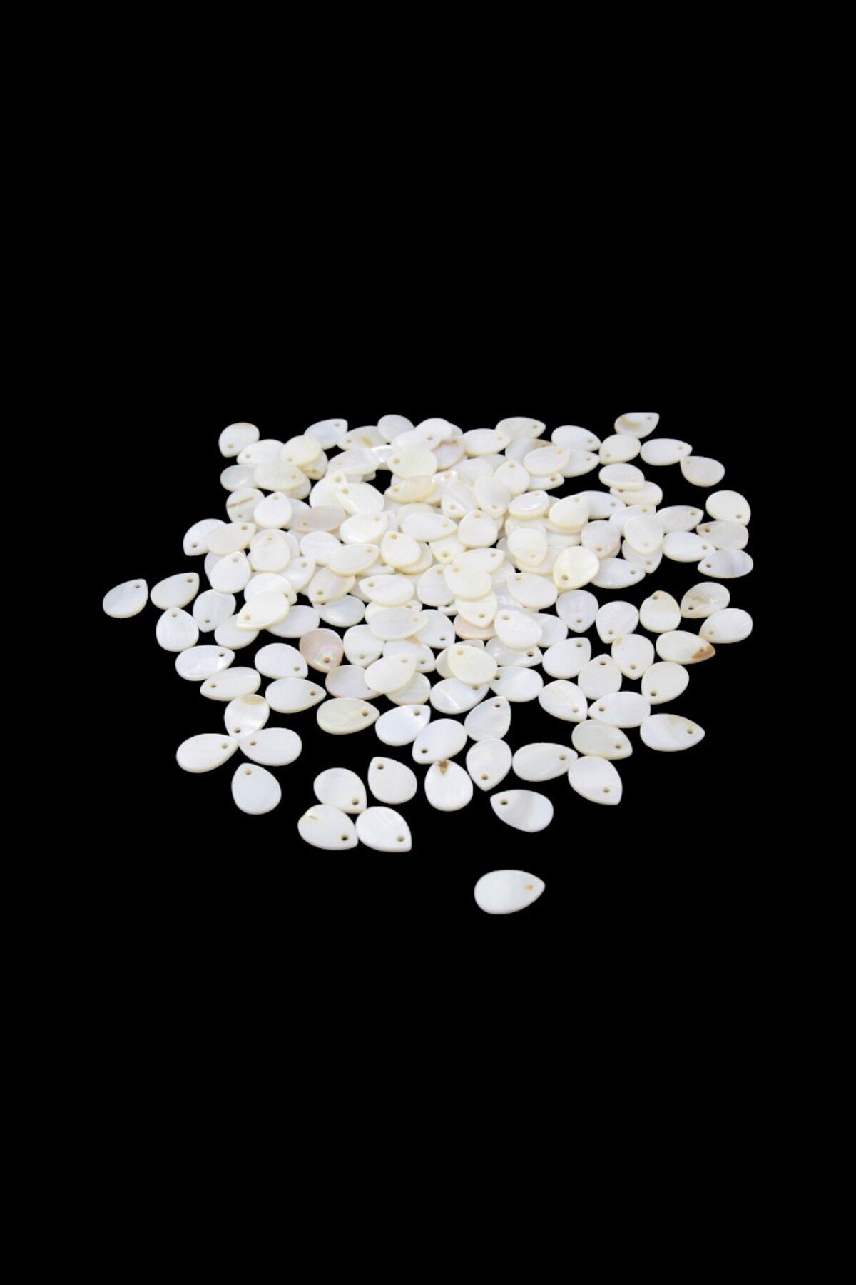 Yandan Delikli 10x14 mm Damla Boncuk (50 ADET)