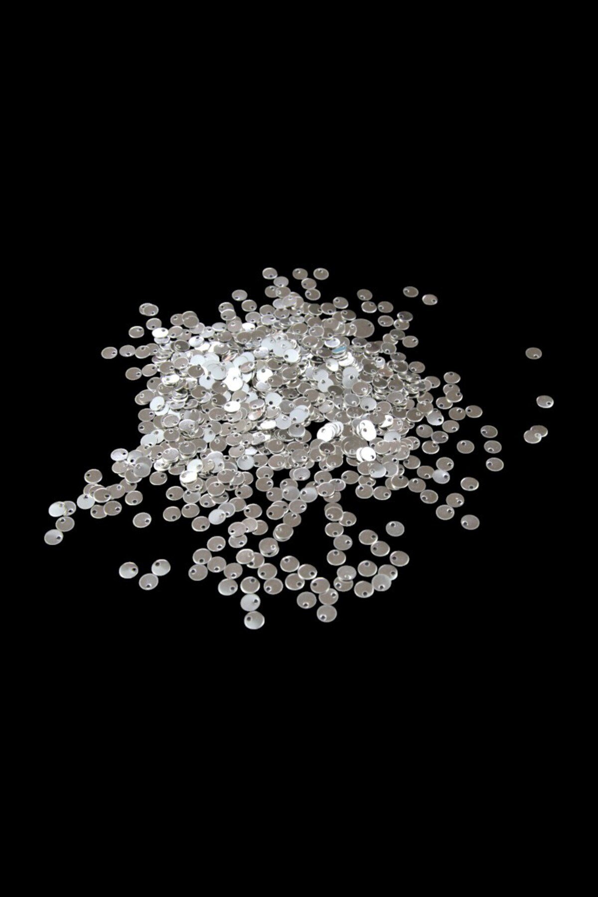 Yandan Delikli 6 mm Pirinç /Pul Payet (30 Gr)