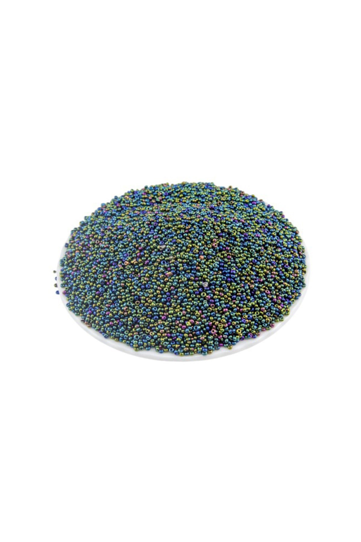 Yeşil Janjan (11/0) 2 mm Kum Boncuğu 100 gr