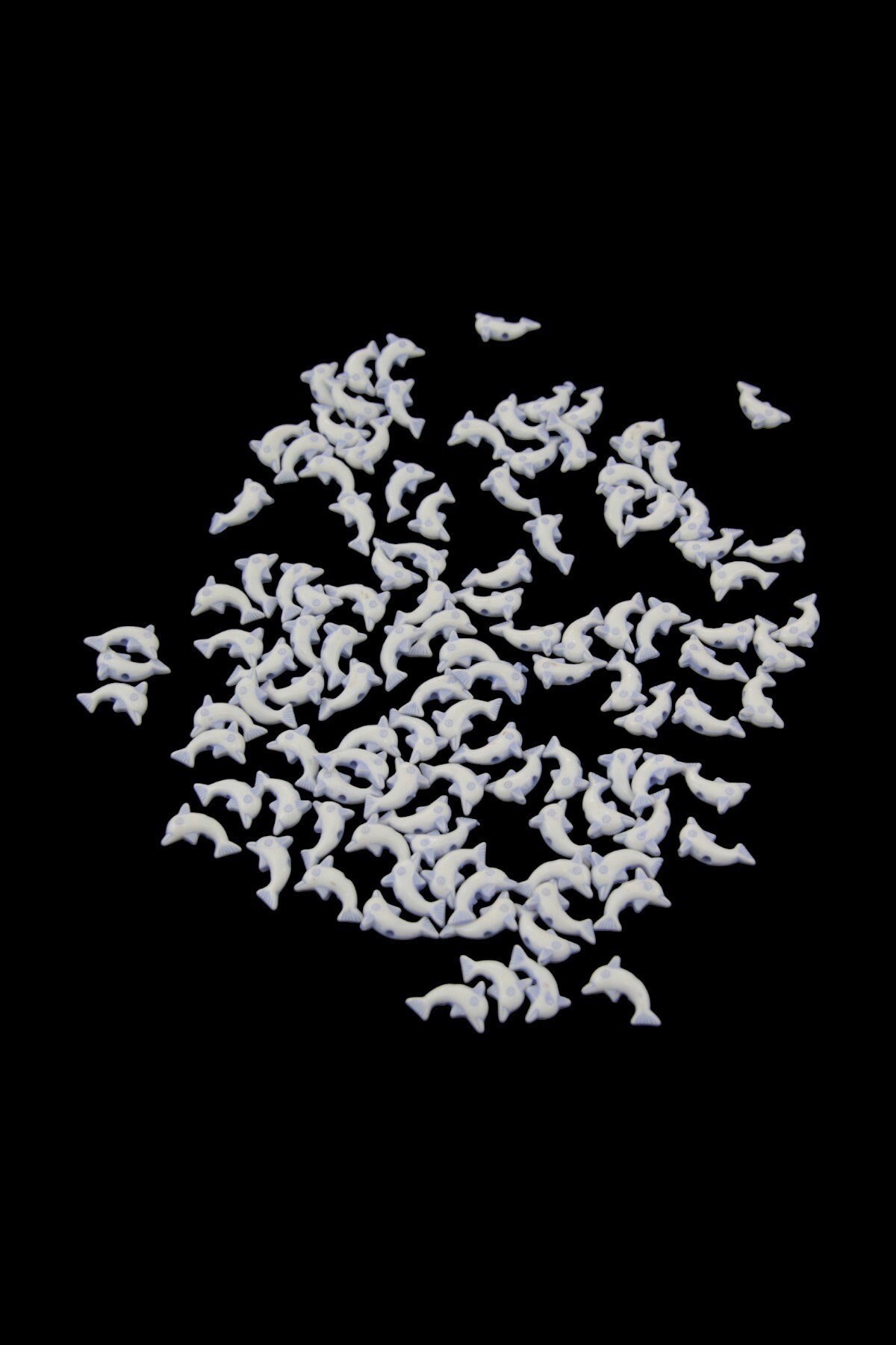 Yunus Balık Aksesuar 12x6 mm Boncuk (20 Adet)