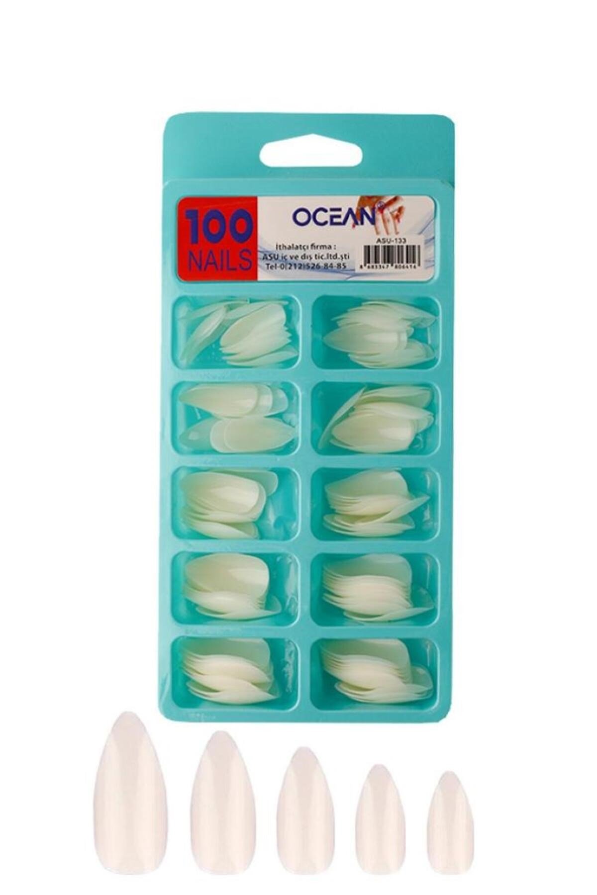 100'lü Badem Tırnak Nail Mat ASU-133
