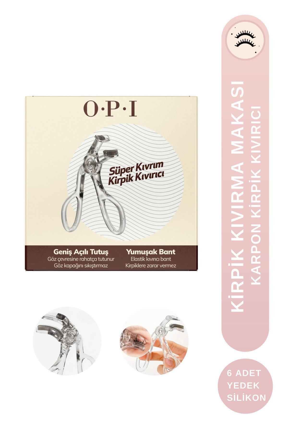 Kirpik Kıvırıcı Karbon Kirpik Kıvırma Makası