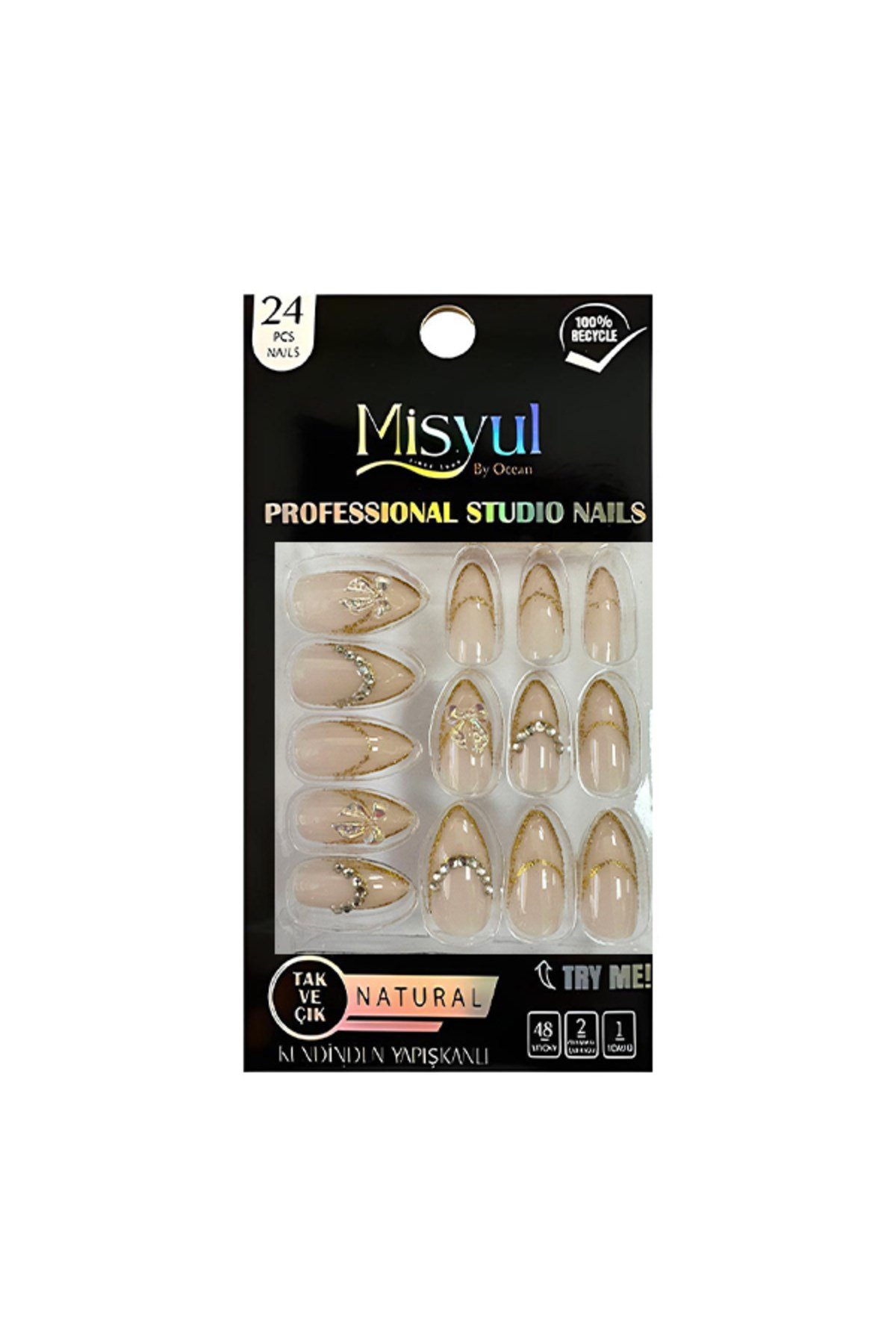 Takma Tırnak Tak Ve Çık, Sticker Yapıştırıcı, Portakal Çubuğu, Törpü Set