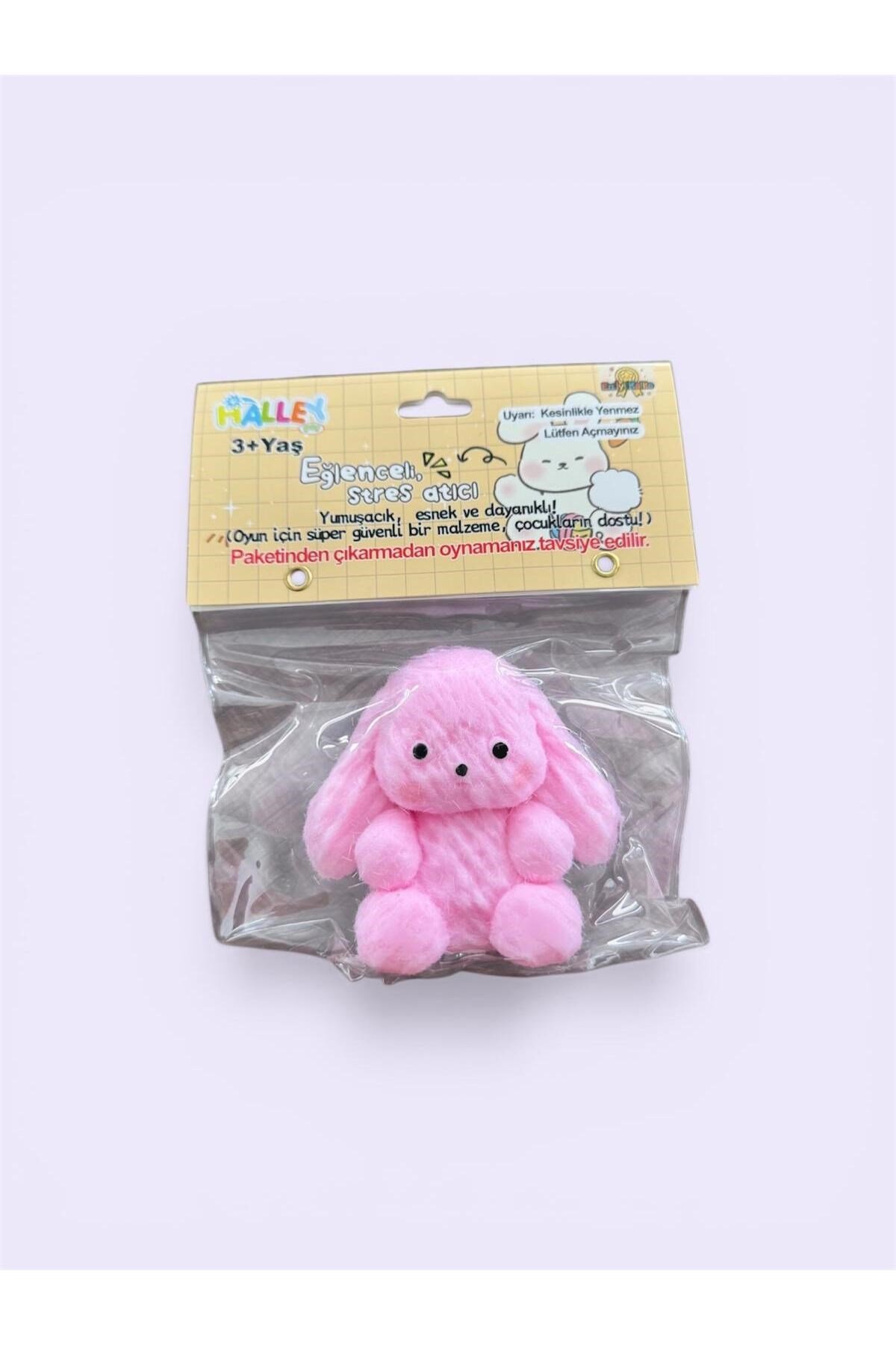 Tavşan Squishy Stres Oyuncağı Yumuşacık Jel 8 Cm