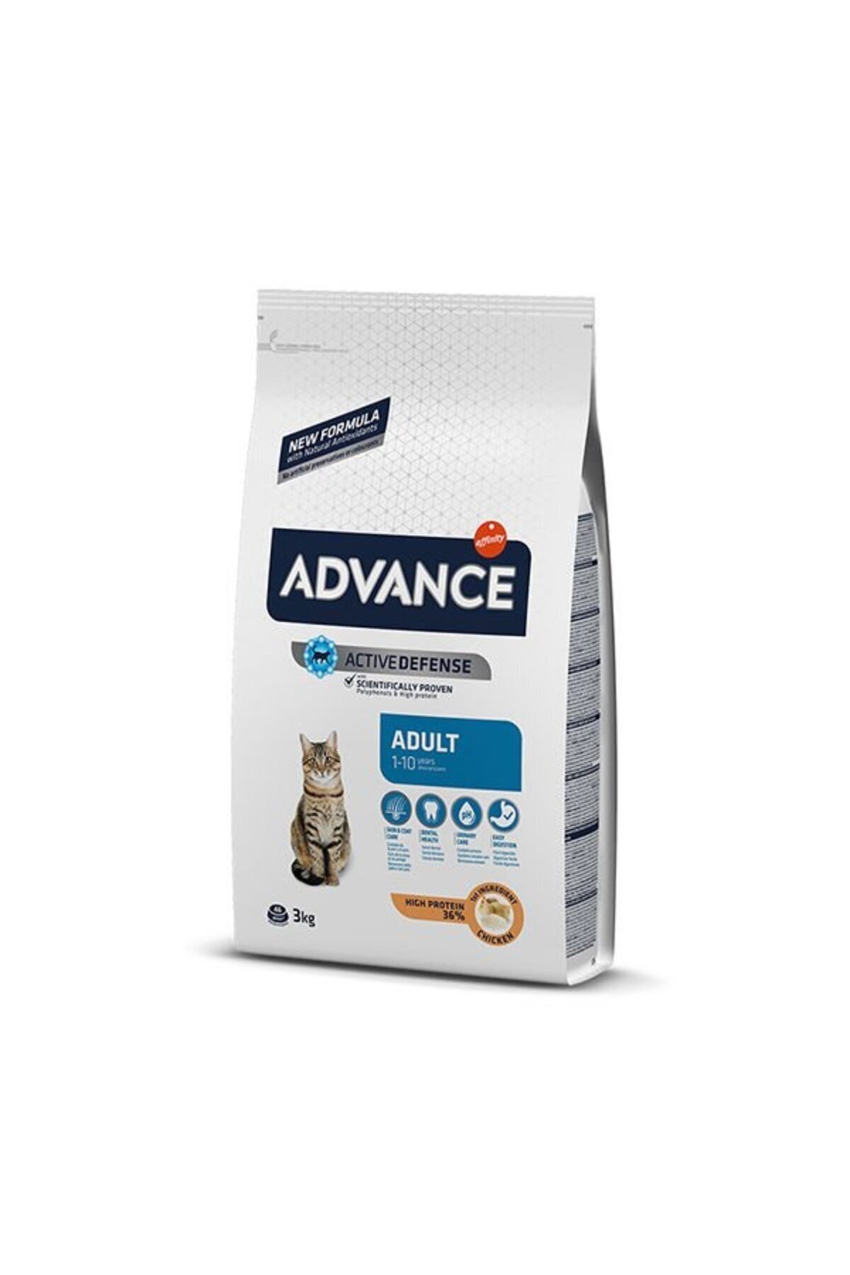 Tavuklu ve Pirinçli Yetişkin Kedi Maması 3 Kg