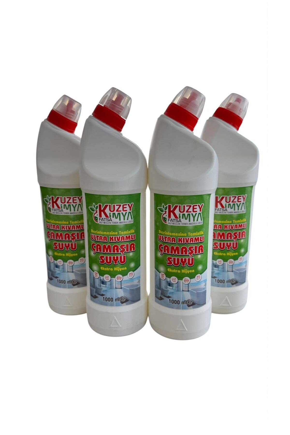 Ultra Kıvamlı Çamaşır Suyu 1000 ml X4 -Derinlemesine Temizlik