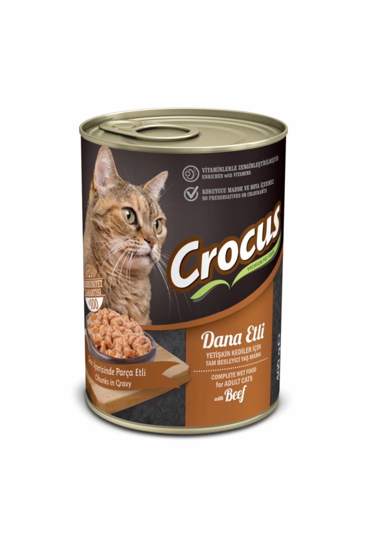 YETİŞKİN KEDİ DANA ETLİ YAŞ MAMA 400G Skt:09/2026