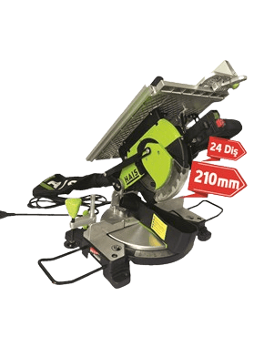 HAIS 210 MM GÖNYE KESME TESTERE ÜSTTEN TABLALI