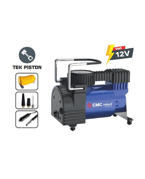 HAVA KOMPRESÖRÜ 12V TEK PİSTON ÇAKMAK GİRİŞLİ