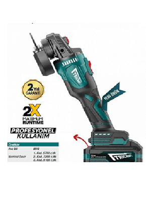 TRICRAFT 21V 4,0 AH AKÜLÜ SPİRAL KÖMÜRSÜZ