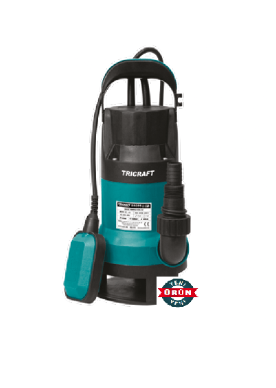 TRICRAFT 900W KİRLİ SU DALGIÇ POMPASI