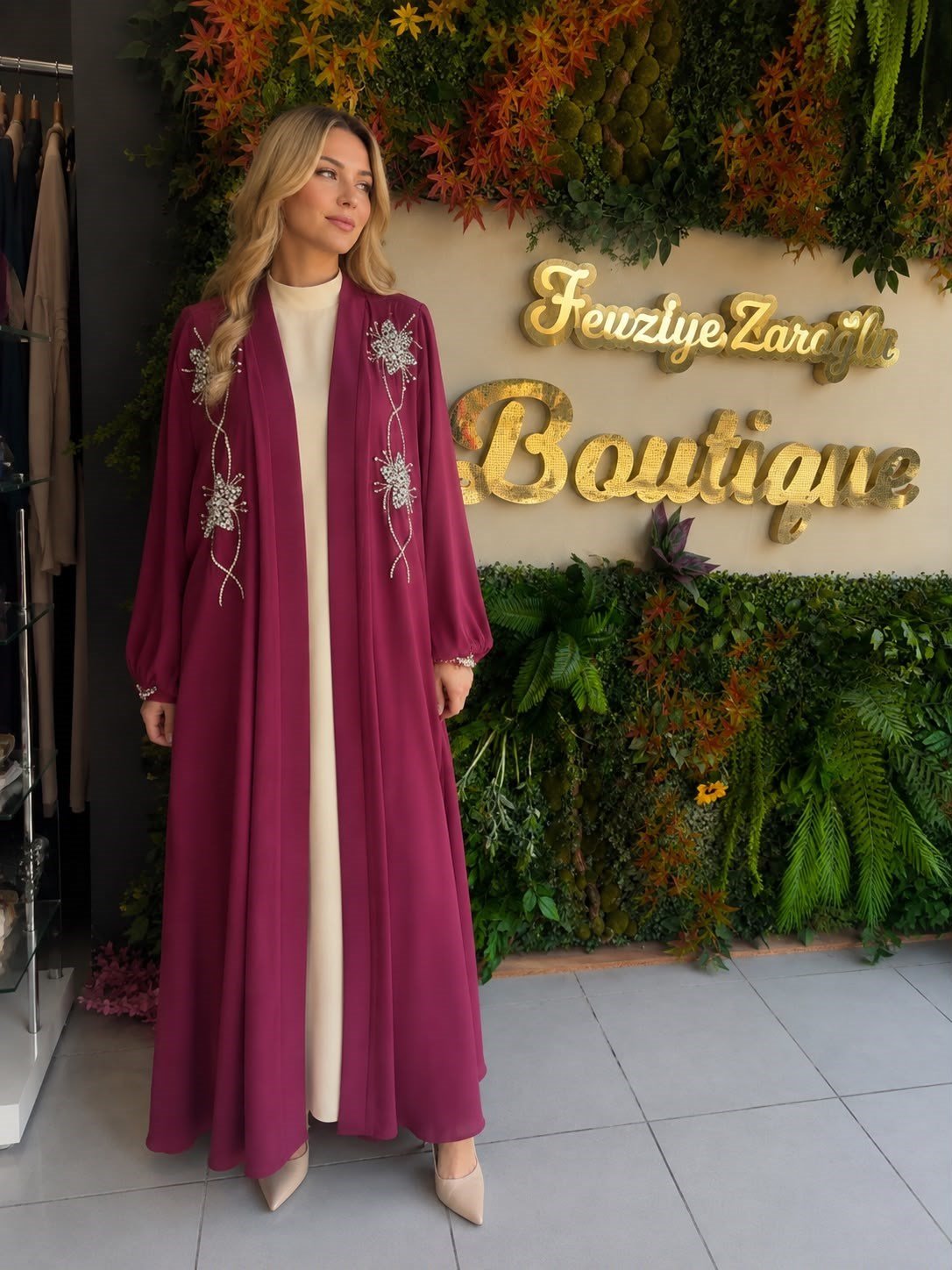 ETRUCCİ ABAYA BORDO 