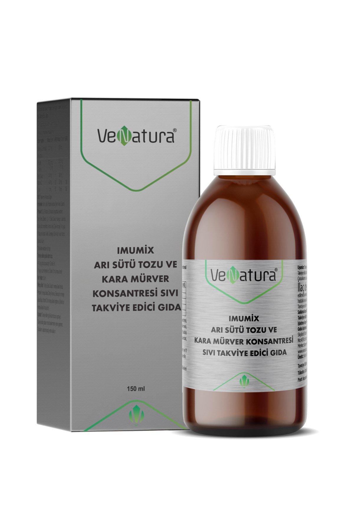 Imumix Arı Sütü Tozu ve Kara Mürver Konsantresi Sıvı 150 ml