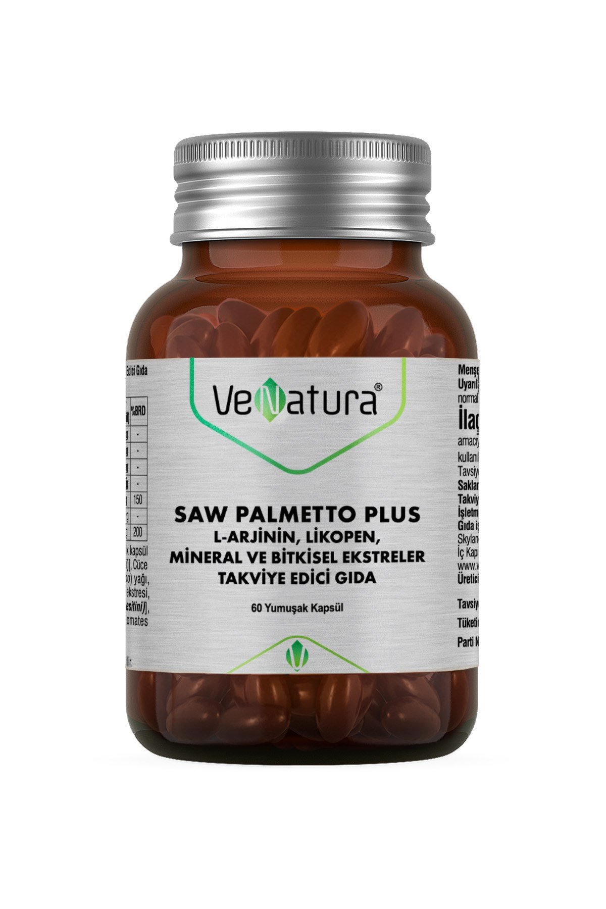 Saw Palmetto Plus L-Arjinin, Likopen, Mineral ve Bitkisel Ekstreler