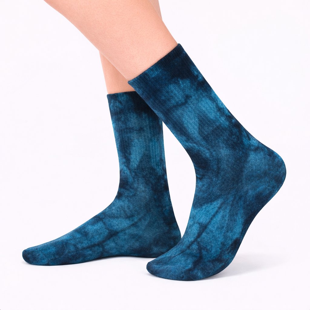 Lacivert Batik Tenis Çorap