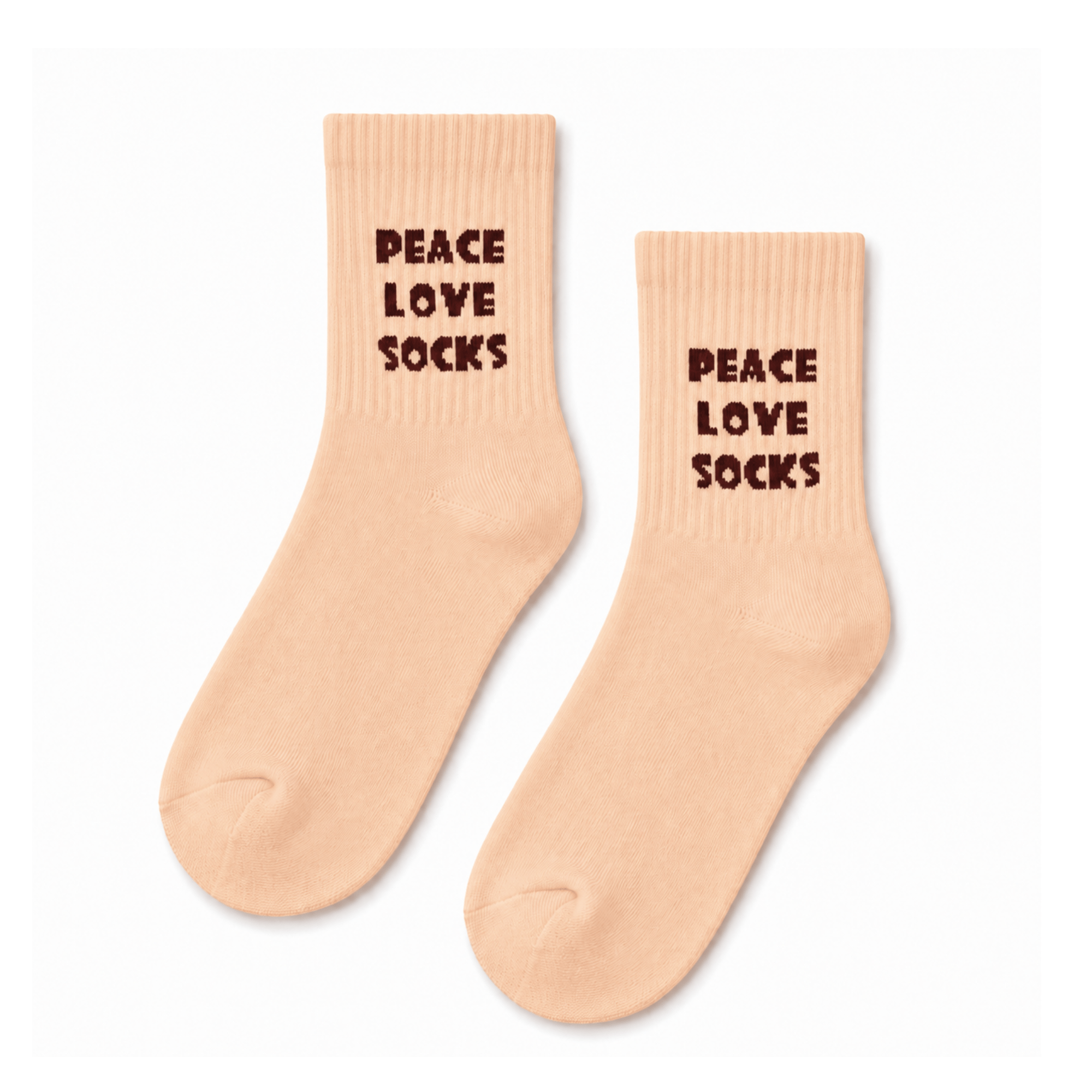 Peace Love Socks Tenis Çorap