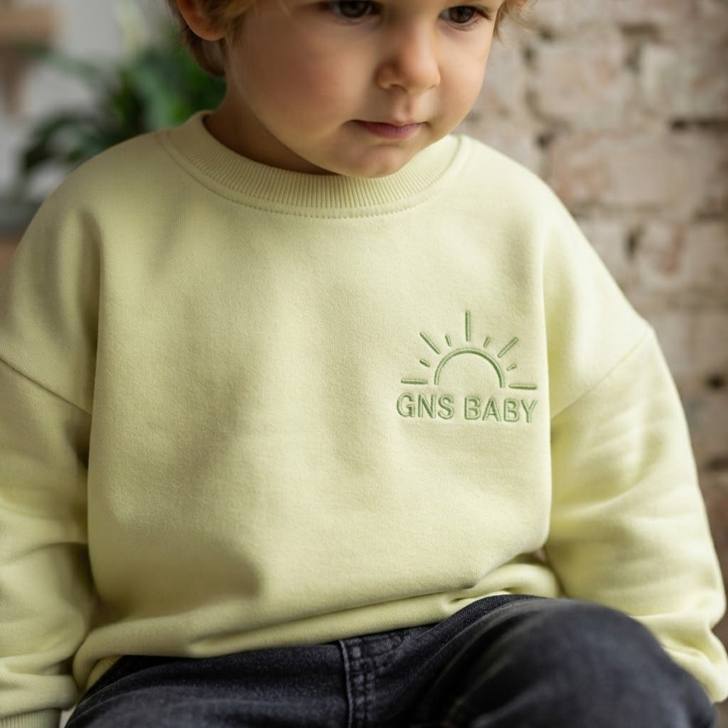 Fıstık yeşil  OVERSİZE SWEATSHİRT 
