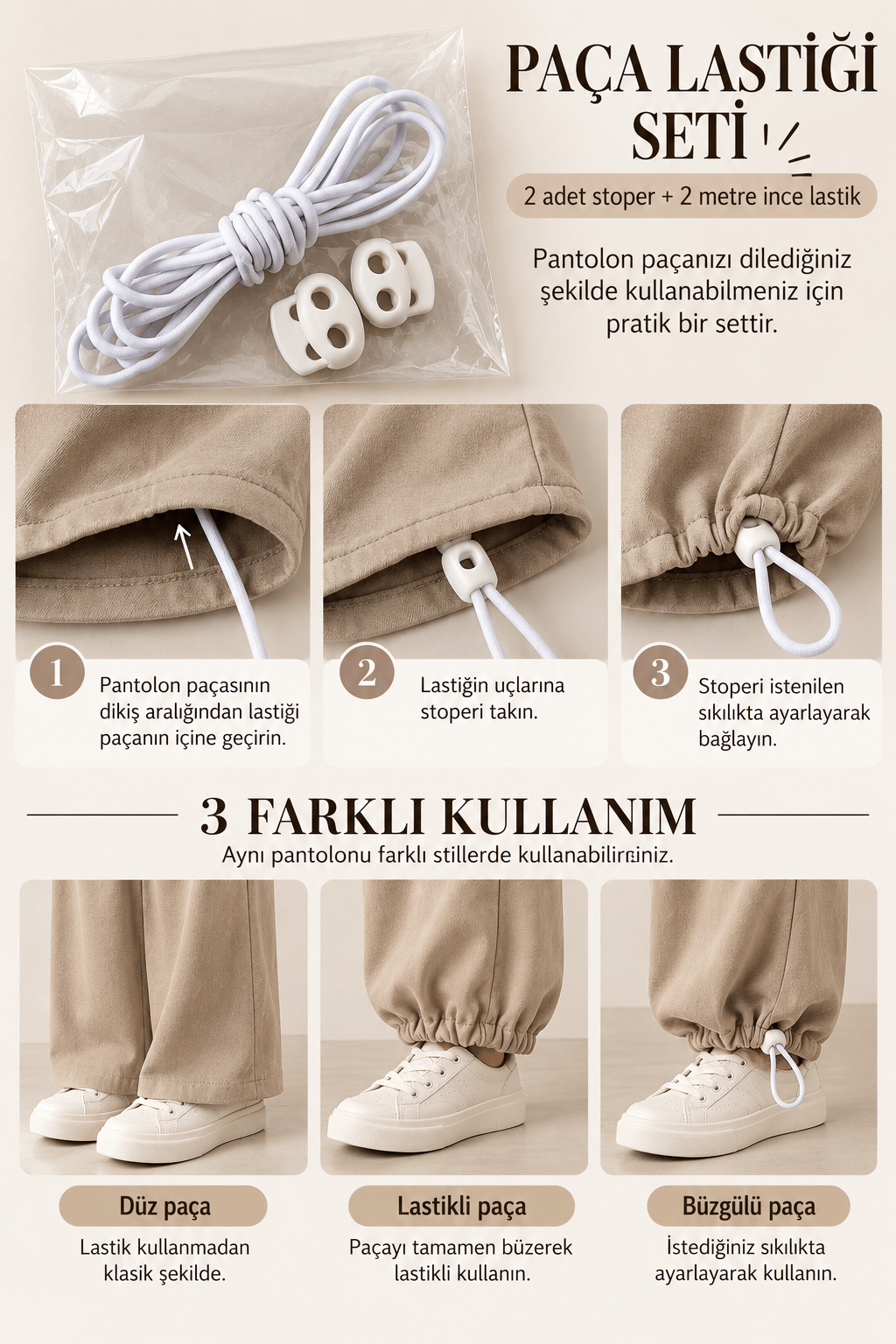 PAÇA STOPER&LASRİK SETİ 