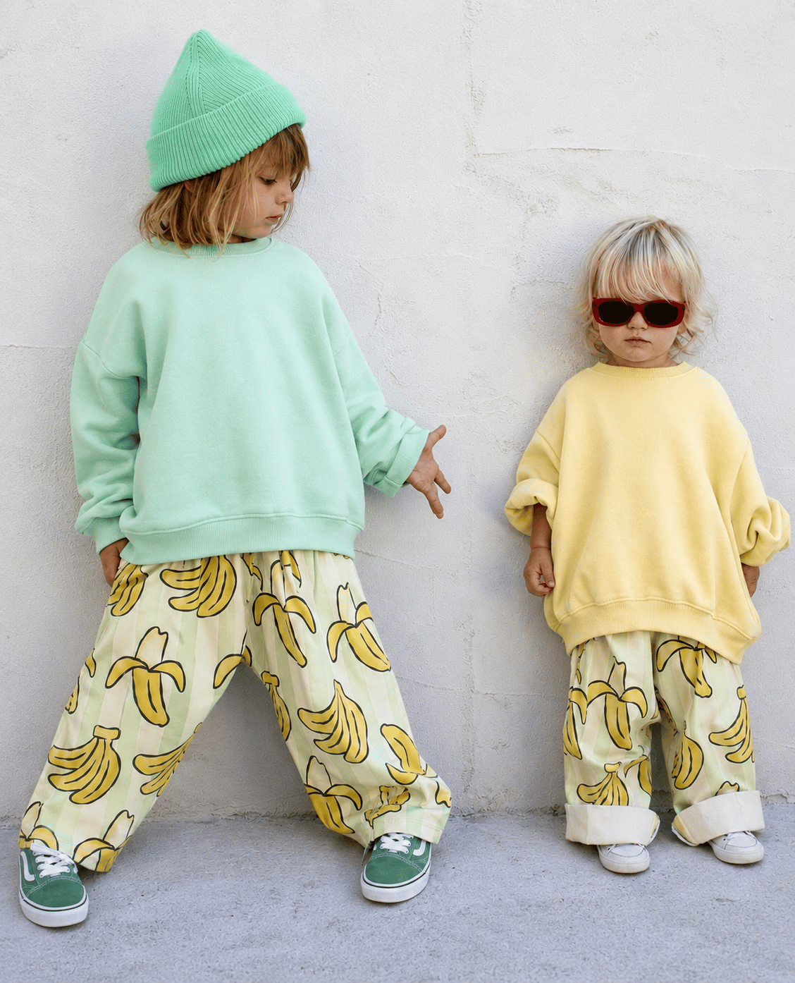 PASTEL SARI OVERSİZE SWEATSHİRT 