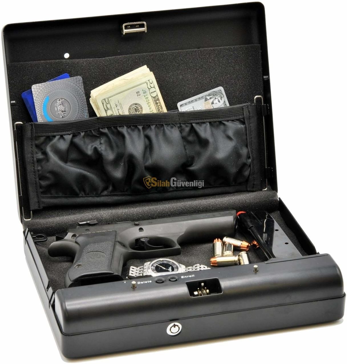 BİYOMETRİK PARMAK OKUYUCULU SİLAH KASASI