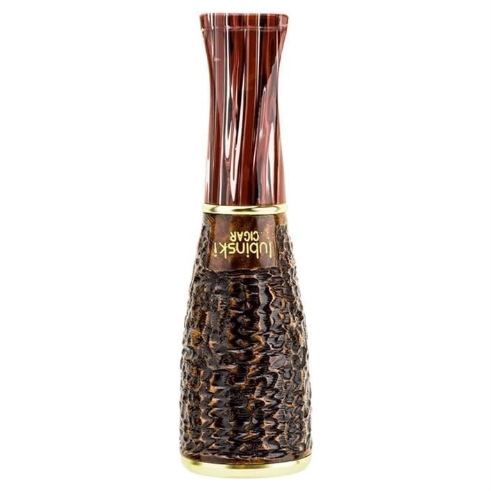 Lubinski 4 Boy Kullanım Briar Puro Ağızlığı 9mm Filtreli Long Carve (38-57 Ring)
