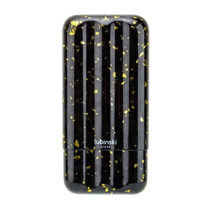 Lubinski CarbonFiber Puro Kılıfı Siyah-Sarı 3lü (60Ring)