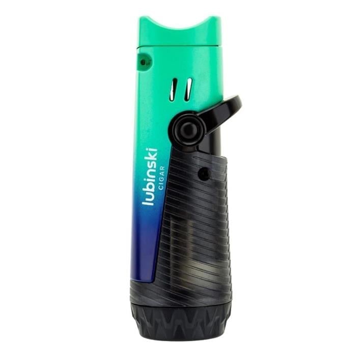 Lubinski Lion Çift Torch Puro Çakmağı Green Ice