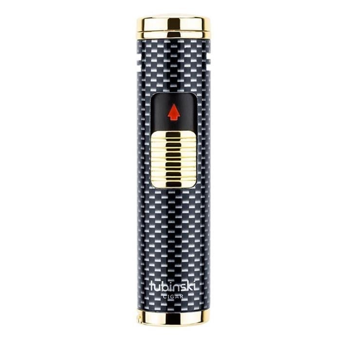 Lubinski Lion Slim Delicili Üç Torch Puro Çakmağı Carbon