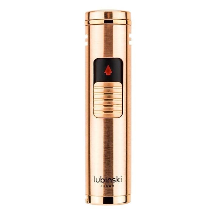 Lubinski Lion Slim Delicili Üç Torch Puro Çakmağı Gold