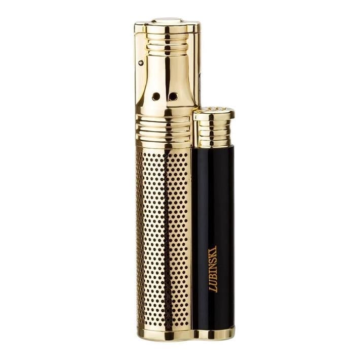 Lubinski Tek Torch Puro Çakmağı Delicili Gold-Siyah