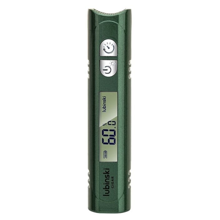 Lubinski Yeni Dijital Puro ve Ortam Nem/Isı Ölçer Şarjlı Dijital Higrometre Yeşil