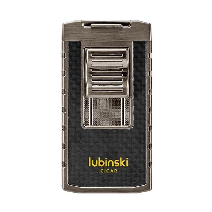 Lubinski Yeni Stil Delicili Çift Torch Puro Çakmağı Gunmetal