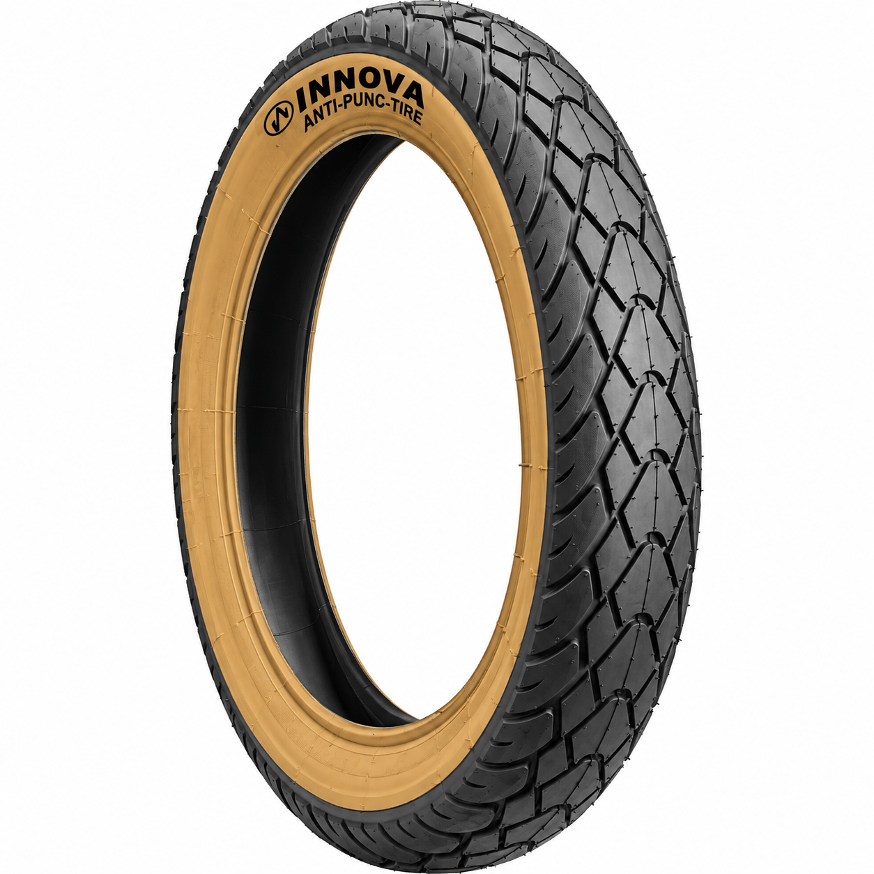 INNOVA IA-2579 20x4.00 3 mm Zırhlı Amber Yanak Elektrikli Bisiklet Dış Lastiği