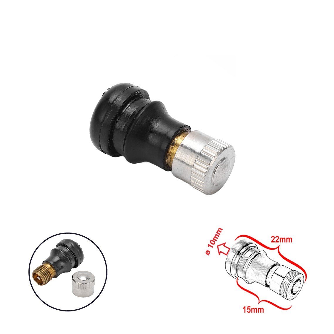 Vega E-Scooter Tubeless Sibop 22 mm