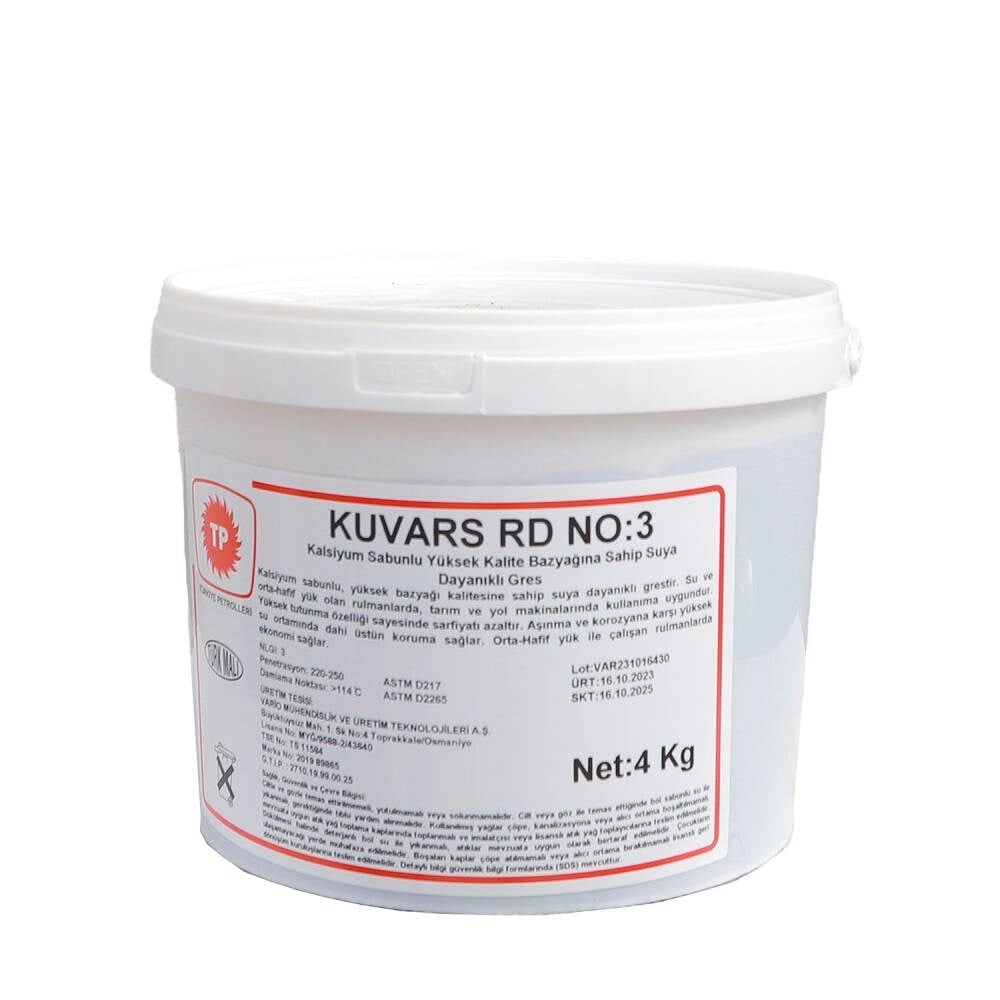Kuvars RD No:3 Kırmızı Gres 4 KG