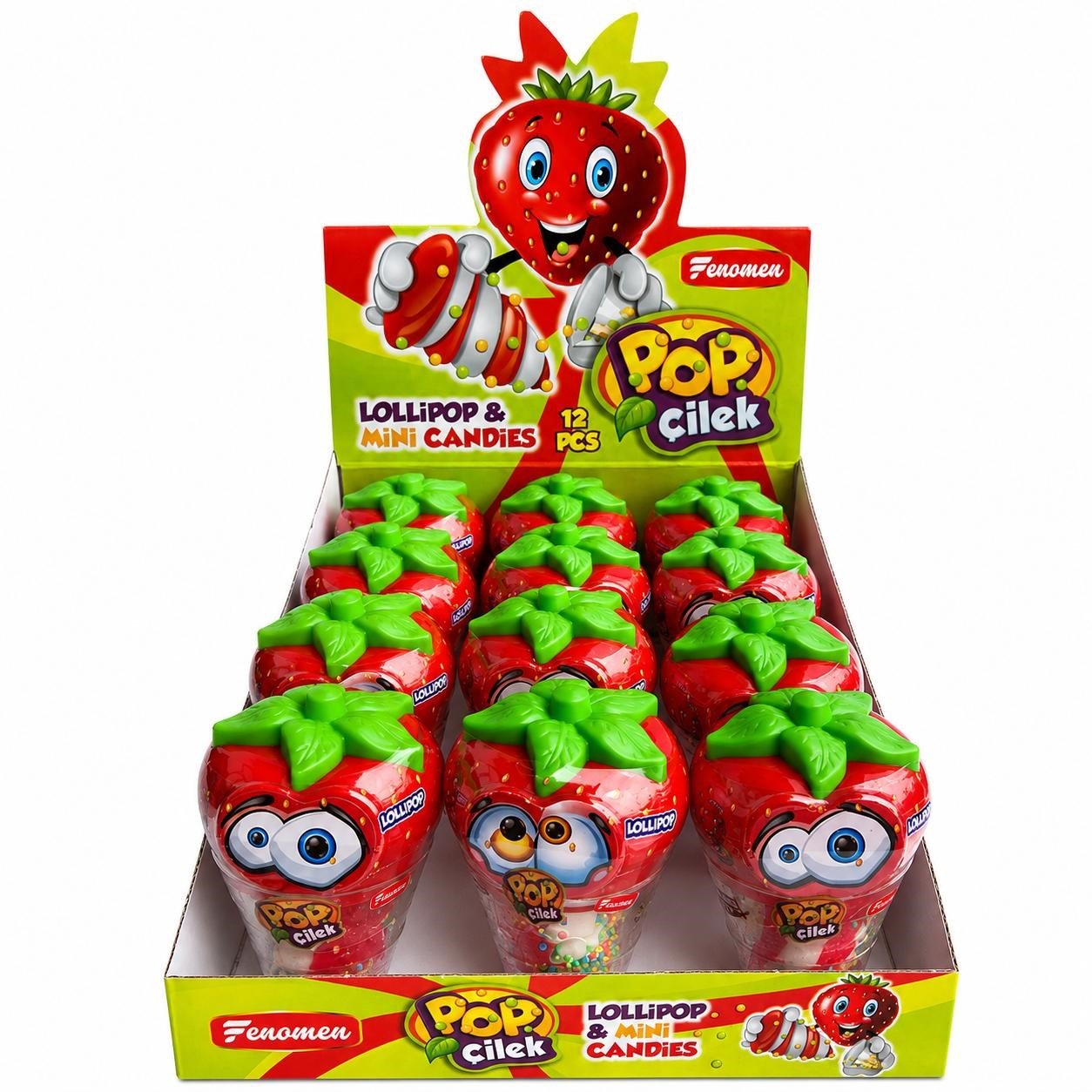 POP ÇİLEK FENOMEN 12'Lİ