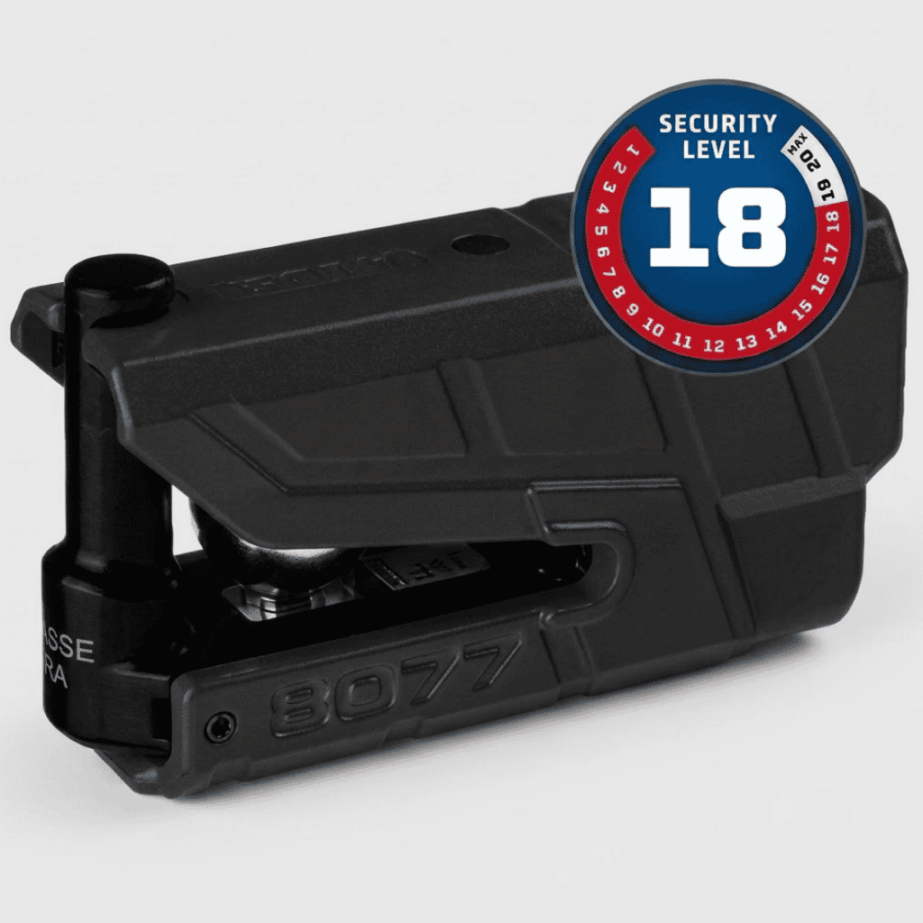 ABUS 8077 GRANİT DETECTO X-PLUS BLACK Motosiklet Kilidi