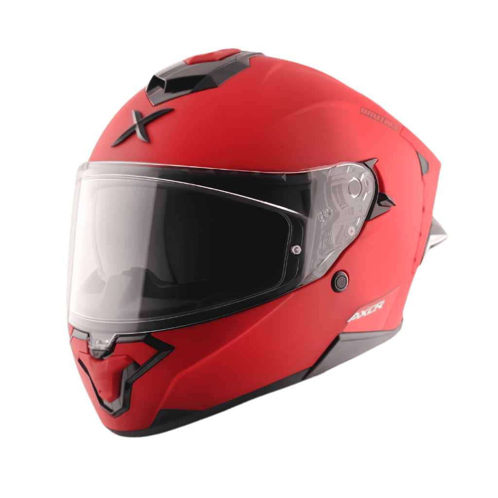 AXOR BRUTALE SC-E Dull Red Motosiklet Kaskı