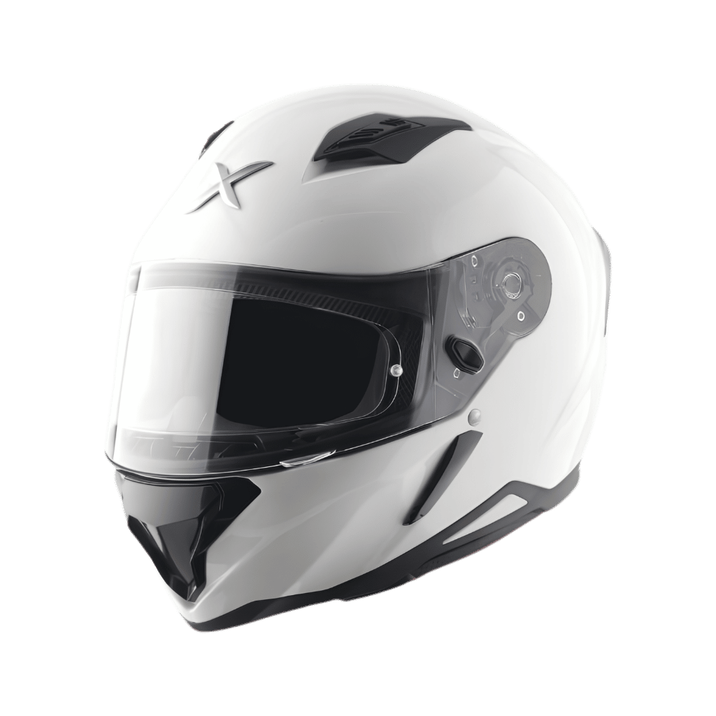 Axor SH-890 Hunter-E İnci Beyazı Motosiklet Kaskı