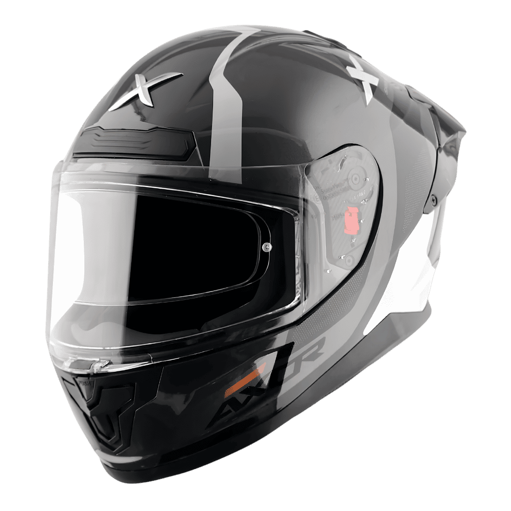 Axor Spark-E İnci Beyazı Motosiklet Kaskı