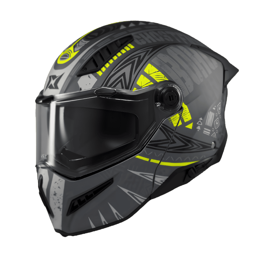 Axxis Ghostfighter SV Boho C3 Yeşil Çene Açılır Motosiklet Kask