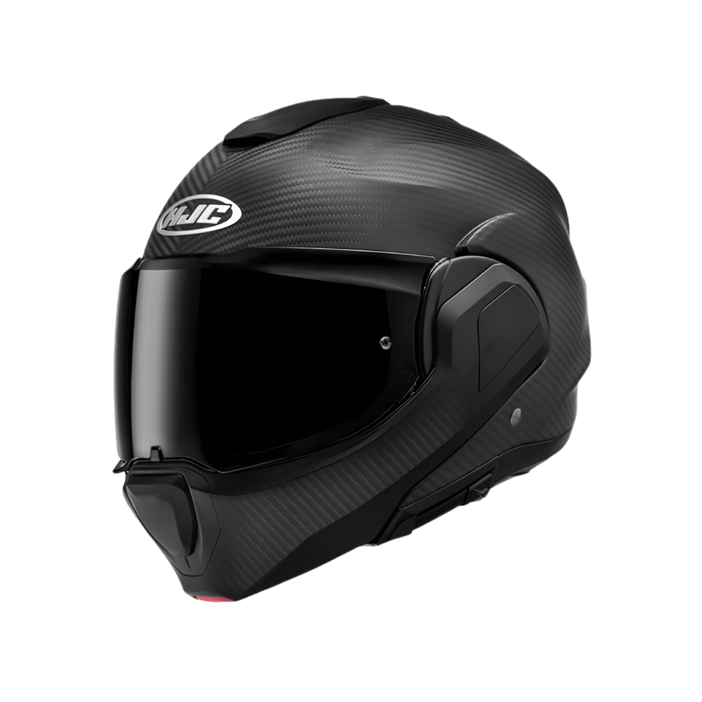 HJC F100 Carbon Çene Açılır Motosiklet Kaskı Mat Siyah