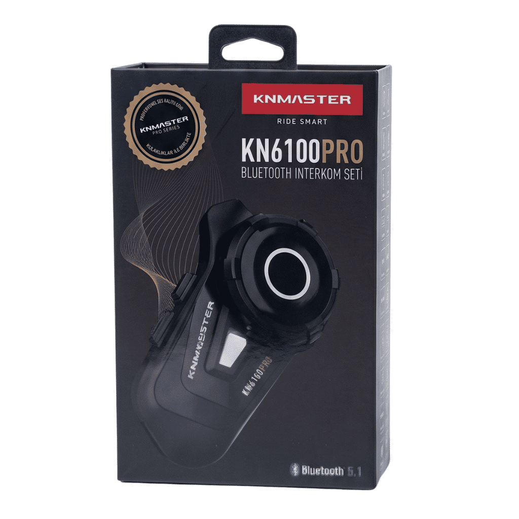 KNMASTER KN6100 PRO Motosiklet Kask İnterkom Bluetooth Intercom Kulaklık Seti
